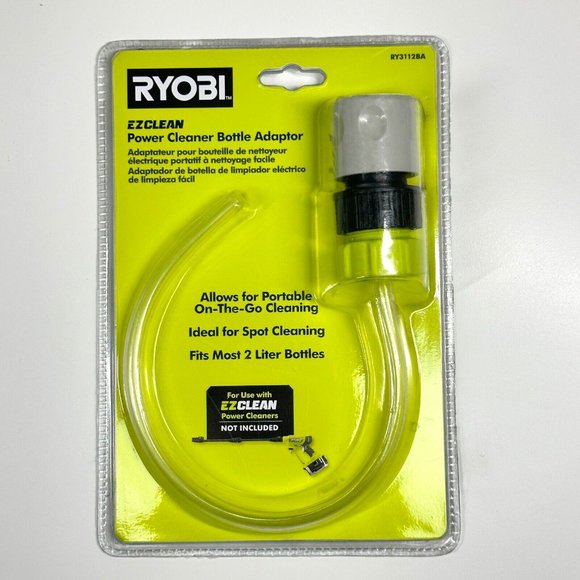 RYOBI EZClean Power Cleaner Bottle Adapter Accessory Kit Factory Sealed NEW - Picture 1 of 4